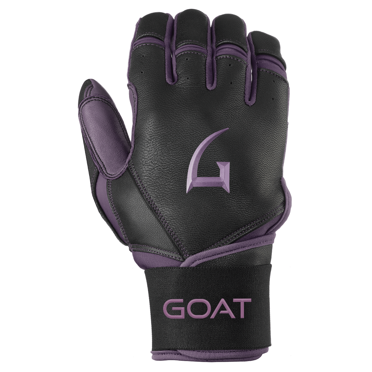 Origin Series Long Cuff Black and Purple Batting Gloves